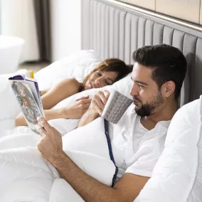 Félpehely kétszemélyes paplan, párna szett